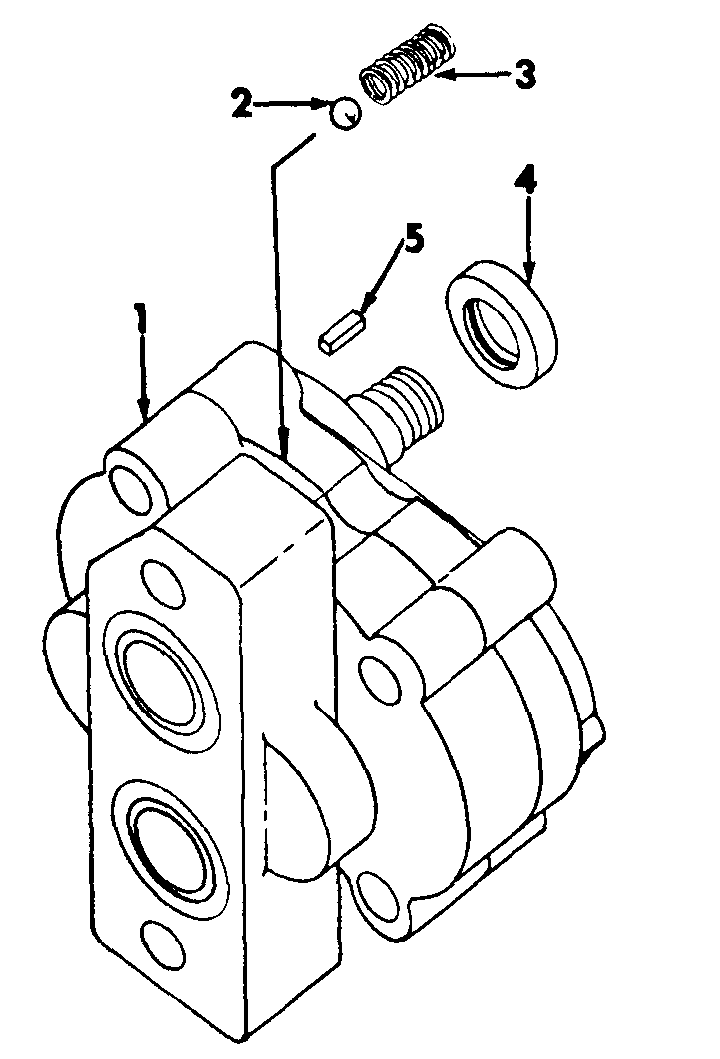 Hydraulic Pump (Warner Motive) Diagram and Parts List for CUB185  Cub Cadet Lawn Tractor